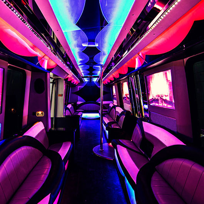 Las Vegas party bus rental